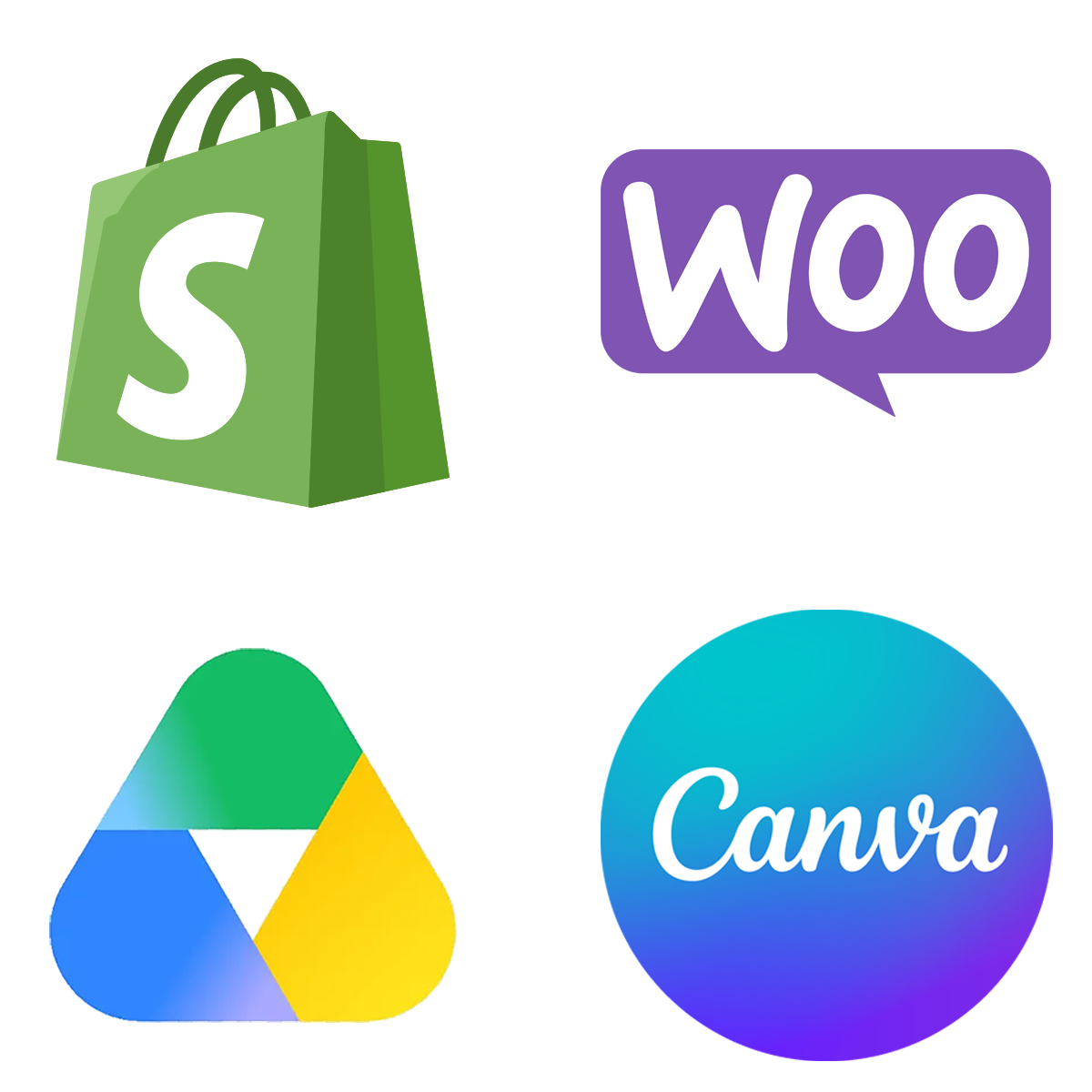 Native Integration Brands - Grid of platform icons