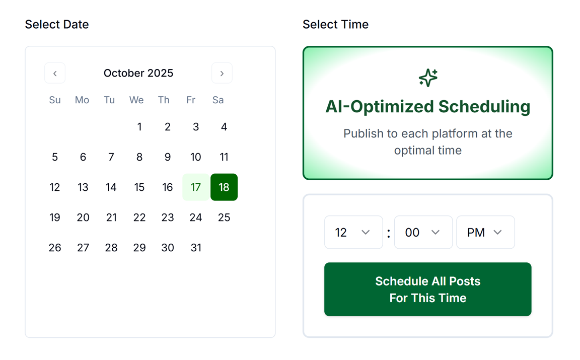 AI-Optimized Scheduling