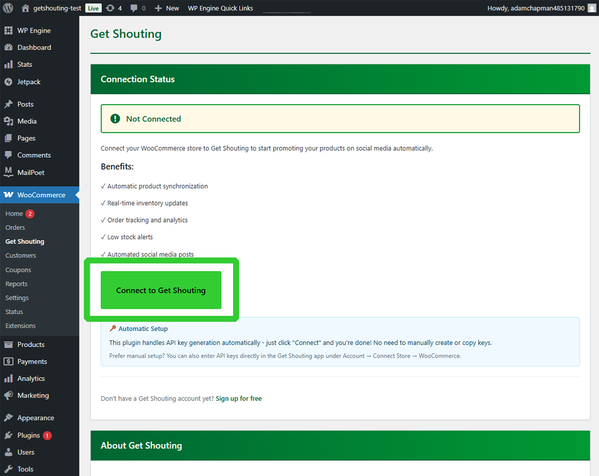 WordPress Plugins → Add New