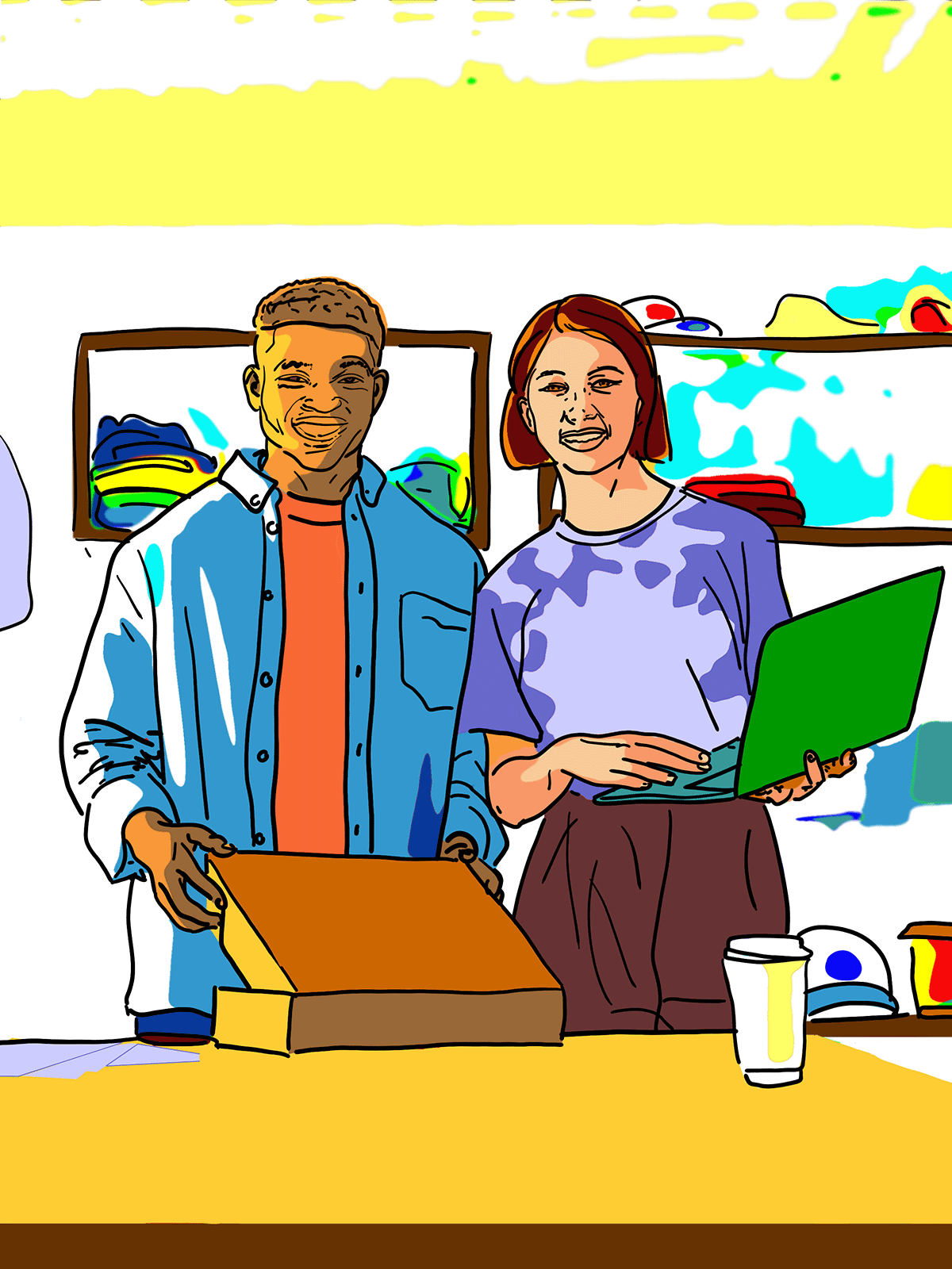 E-commerce store and marketing