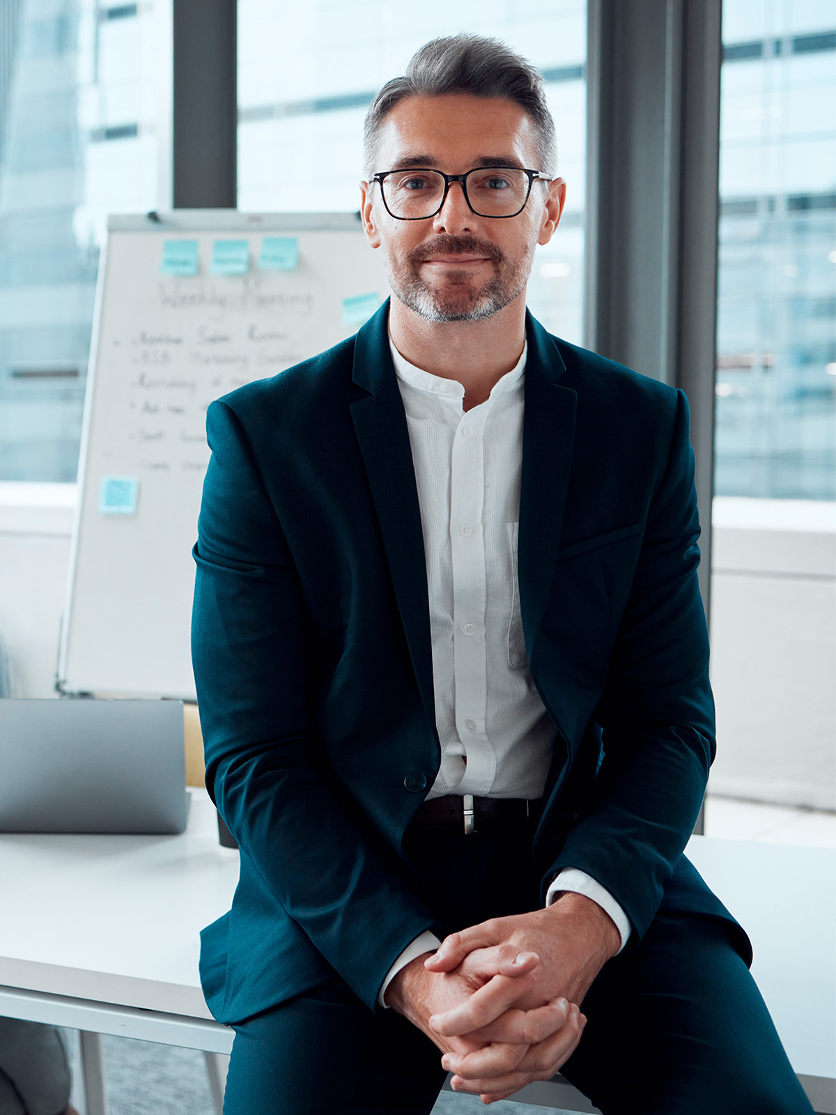 Man in office representing email marketing reach