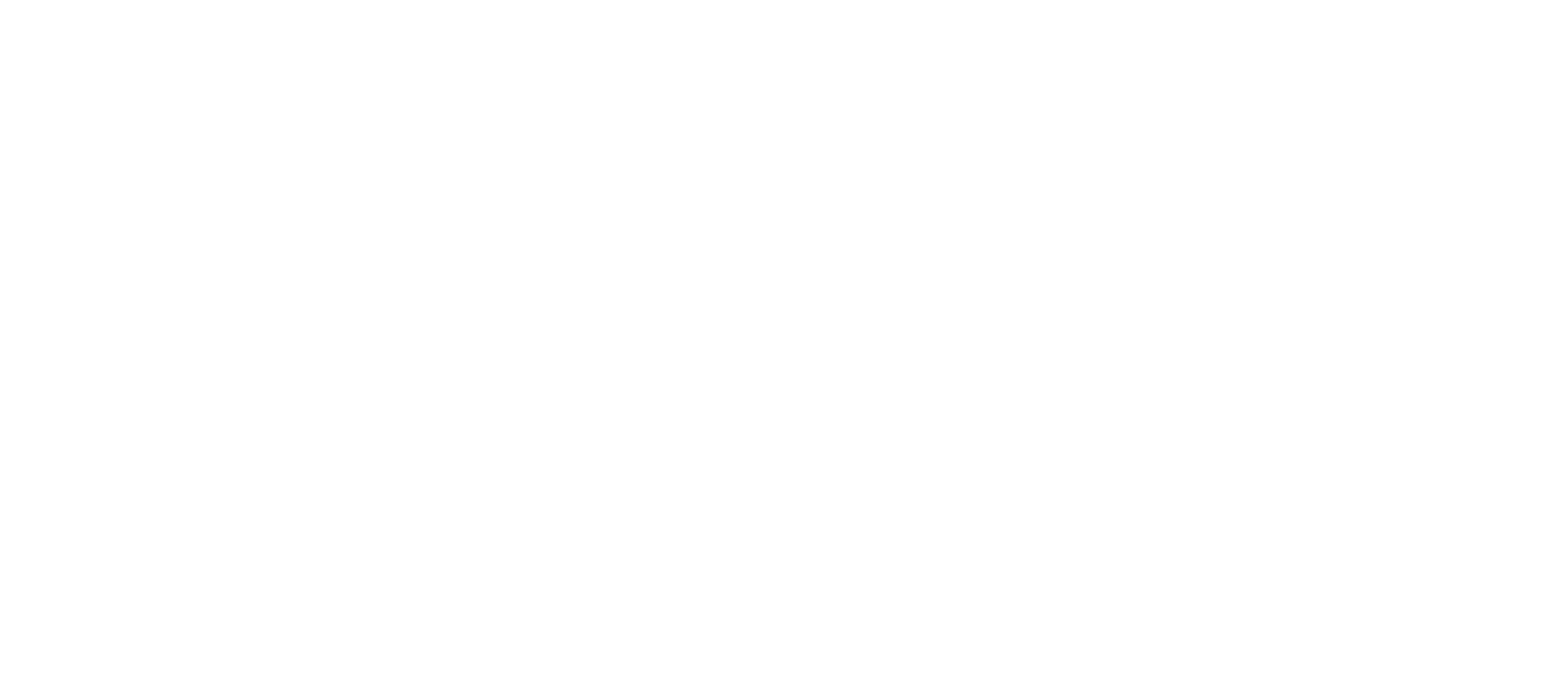 GET SHOUTING logo &mdash; white on green